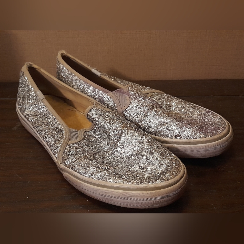 Keds Glitter Slid On Sneakers